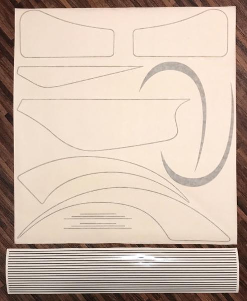 Komplett-Set Linierung Simson SR2 SR2E blau